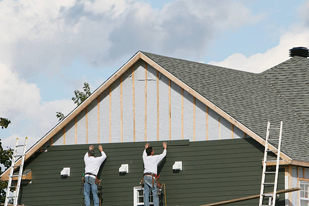 Professional Siding Installation technician working in California, PA